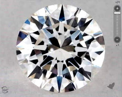 Rund 0.90ct G VS2 Tiefe 60.6 - Excellent